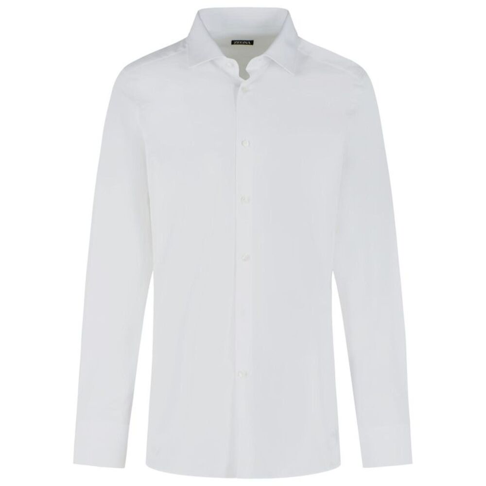 Zegna White Trophy Cotton Shirt Men